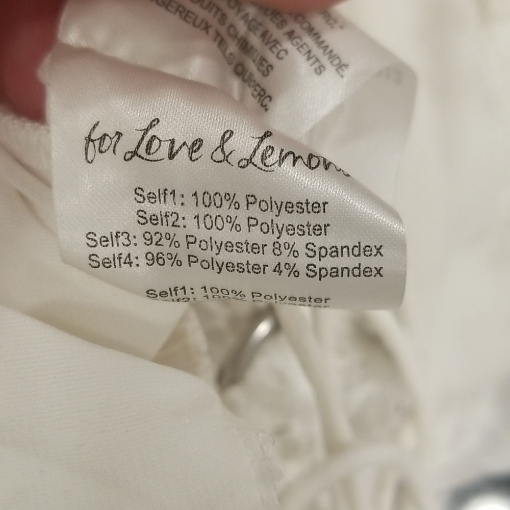 💕FOR LOVE AND LEMONS💕 Frances Lace Maxi Dress ~ White Small S NWT - Picture 16 of 16
